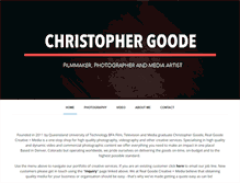 Tablet Screenshot of christophergoode.com